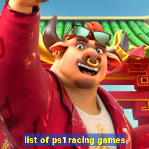 list of ps1 racing games